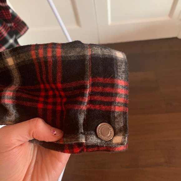 Zara plaid flannel size small - Picture 4 of 5